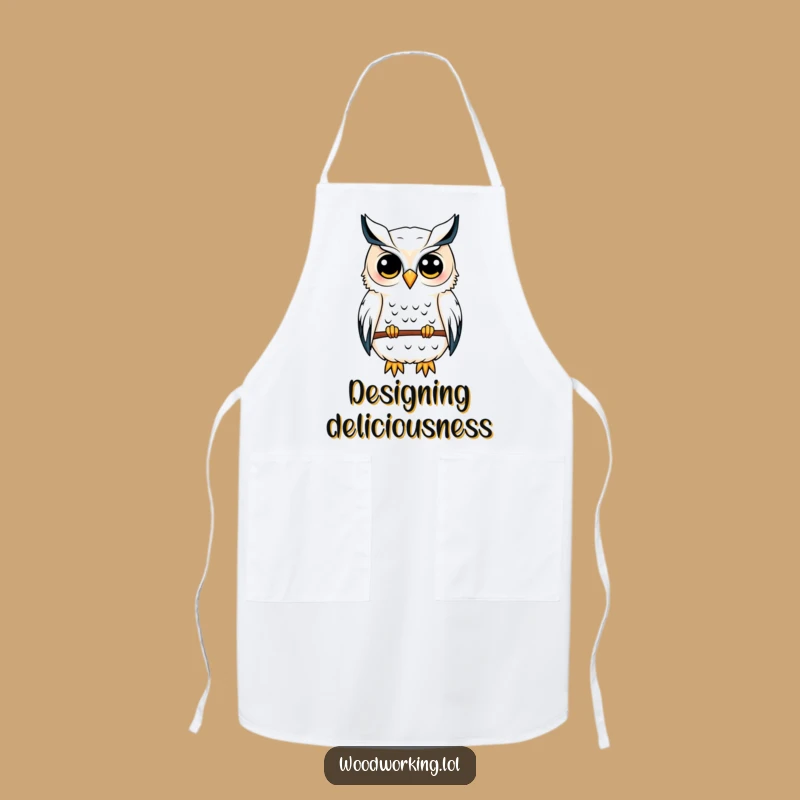 Funny Owl Architect Apron: Build and Design with a Wise Owl
