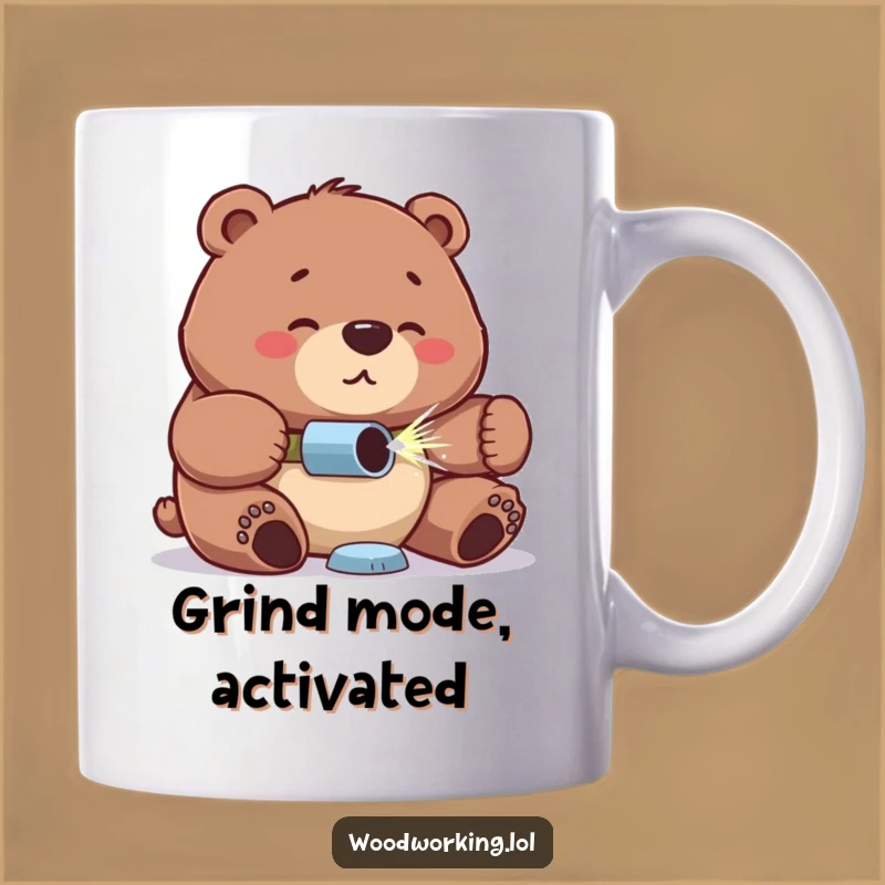 Funny Bear Builder Mug: DIY Dad Gift for Handy Folks