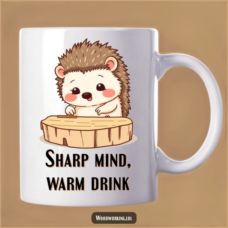 Funny Hedgehog Measuring Mug: Precise Crafter - Gift for Makers