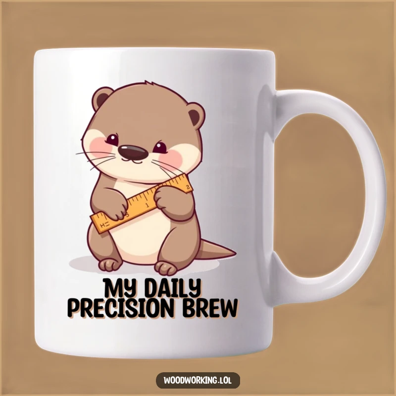 Funny Otter Measuring Mug: Precise Fun for Crafty Minds!