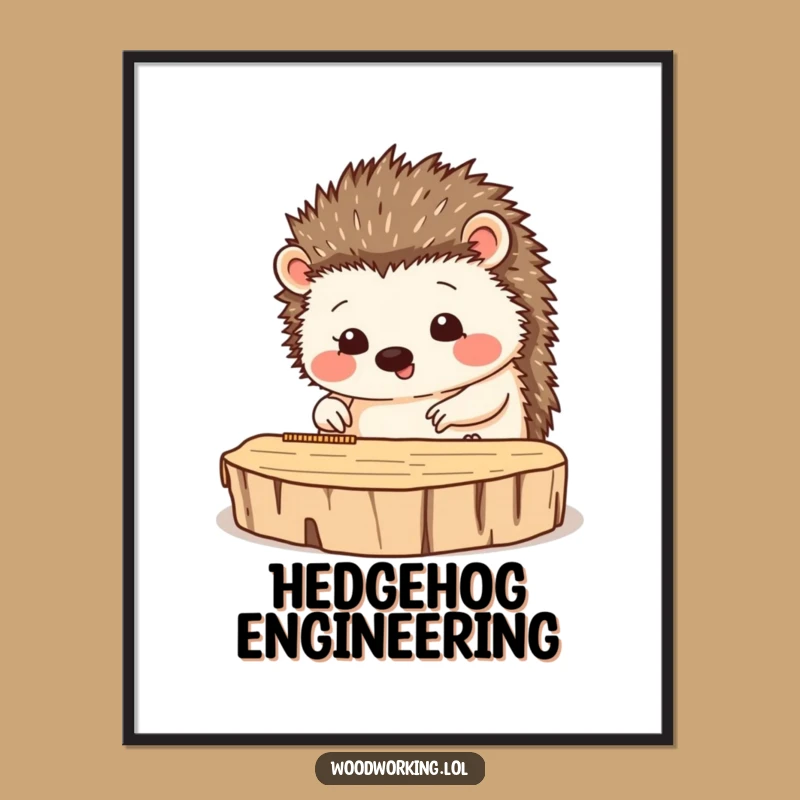 Funny Hedgehog Digital Art: Precise Creation - Humorous Downloadable