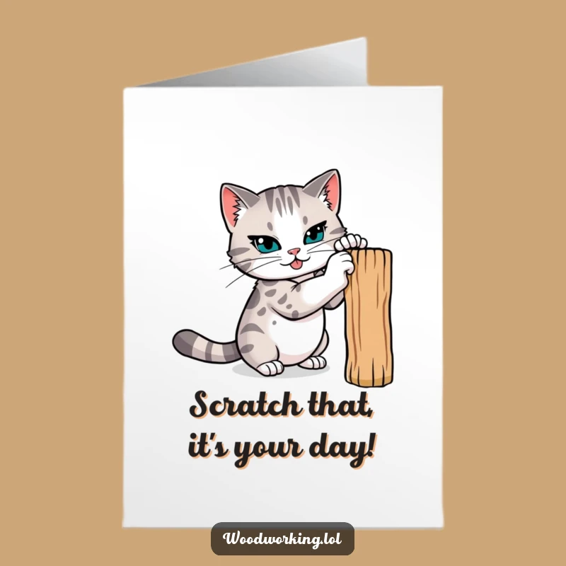 Free Printable Birthday Card: Fierce Cat for a Wild, Funny Downloadable Gift