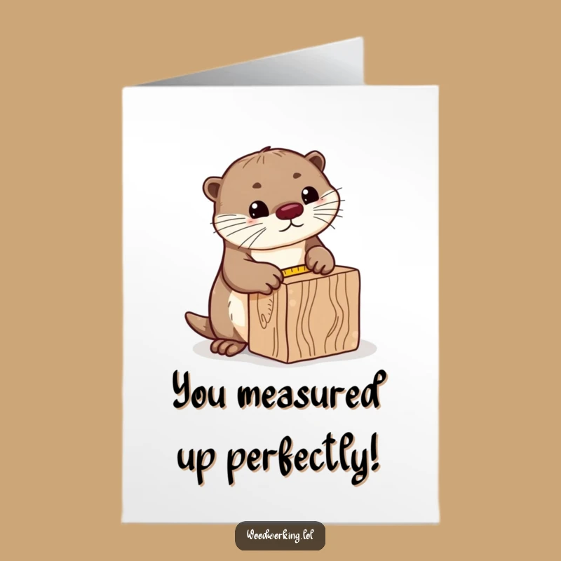 Free Printable Congrats Card: Otter's Calculated Success - Funny Downloadable