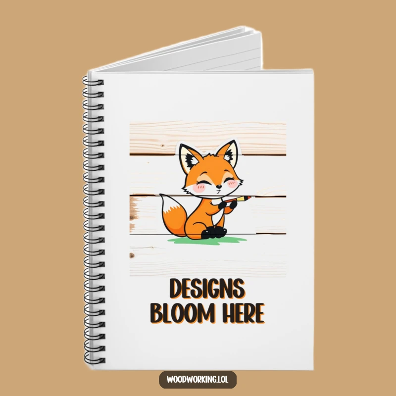 Funny Fox Artist Notebook: Sketch Your Ideas Funny Gift