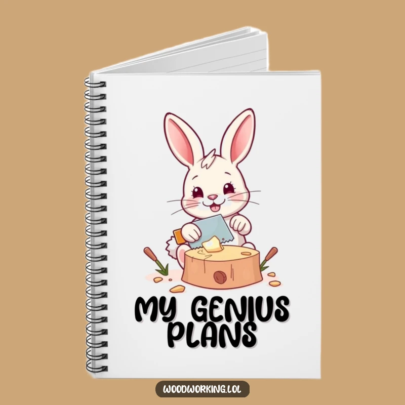 Funny Bunny Project Notebook: Plan Your Builds, Hilarious Journal Gift