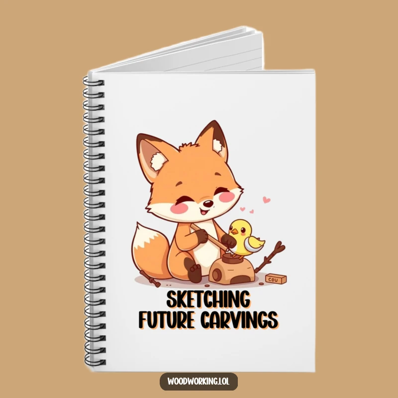 Funny Fox Craft Notebook: Jot Down Designs with Skillful, Whimsical Flair