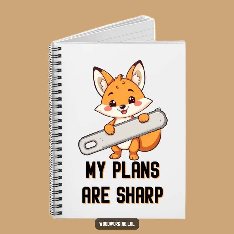 Funny Fox Project Planner Notebook: Plan Big with Hilarious Art - Great Gift!