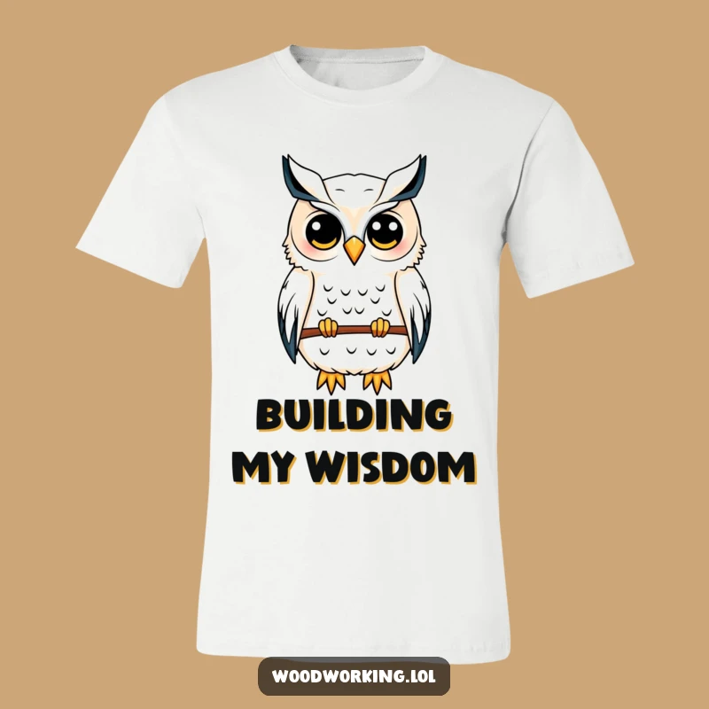Funny Owl Architect T-Shirt: Blueprint Sketching, Wise Design, Funny Gift Tee